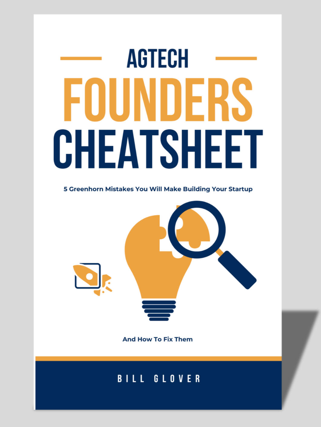 Image of a book with the title AgTech Founders Cheatsheet